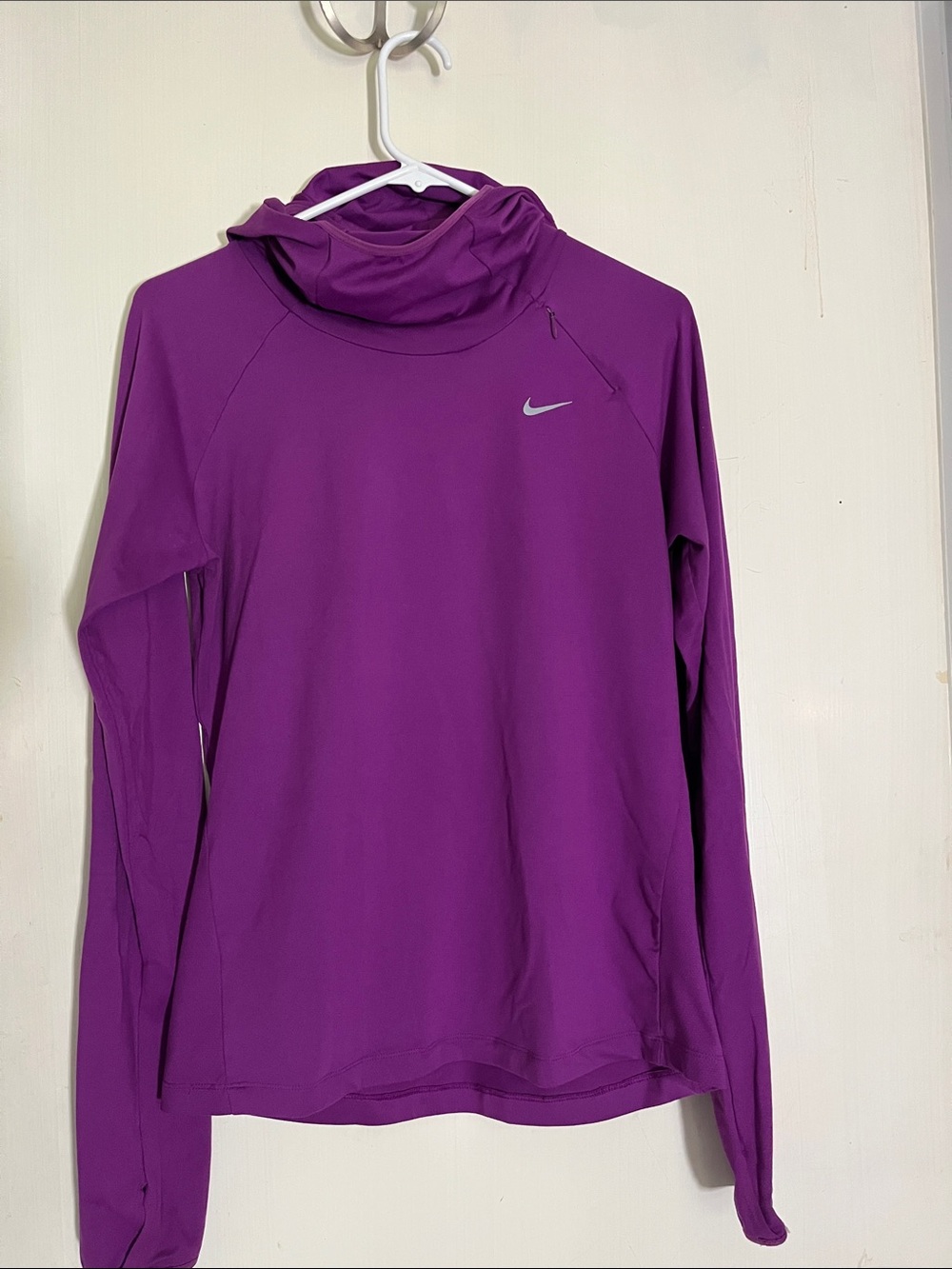 Hooded Nike dri fit long sleeve